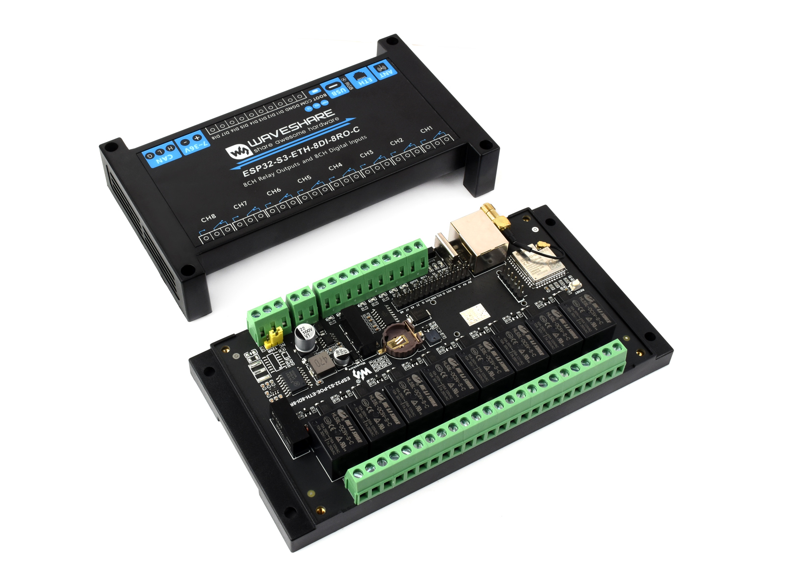 Esp32 S3 - Módulo de relé WiFi ESP32-S3 industrial