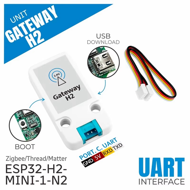 Esp32 H2 - Unidad Gateway H2 ESP32-H2 Rosca/Unidad de