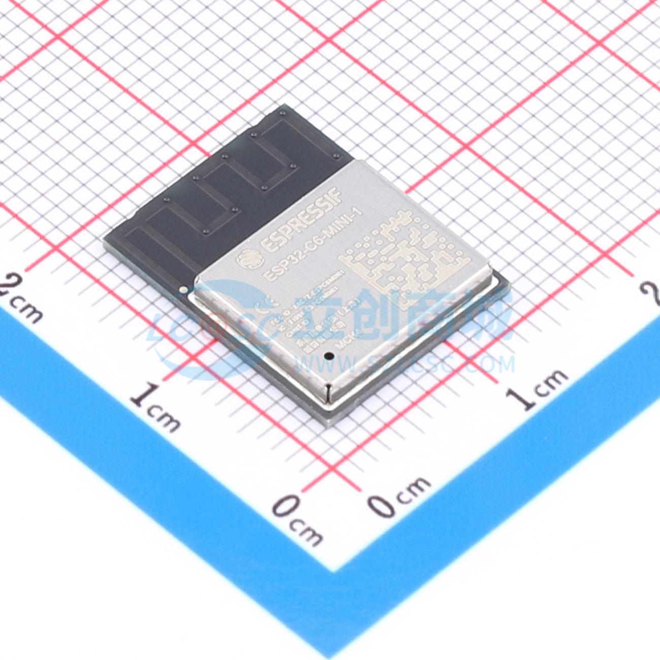 Esp32 C6 - 3 piezas ESP32-C6-MINI-1-H4 SMD 16.6x13.2mm Módulo