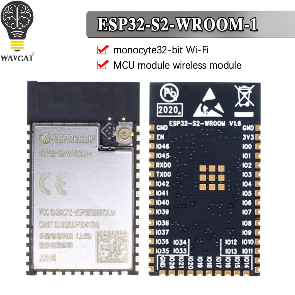 Esp32 S2 - ESP32-S2-WROOM-I 4MB SPI Flash WiFi módulo