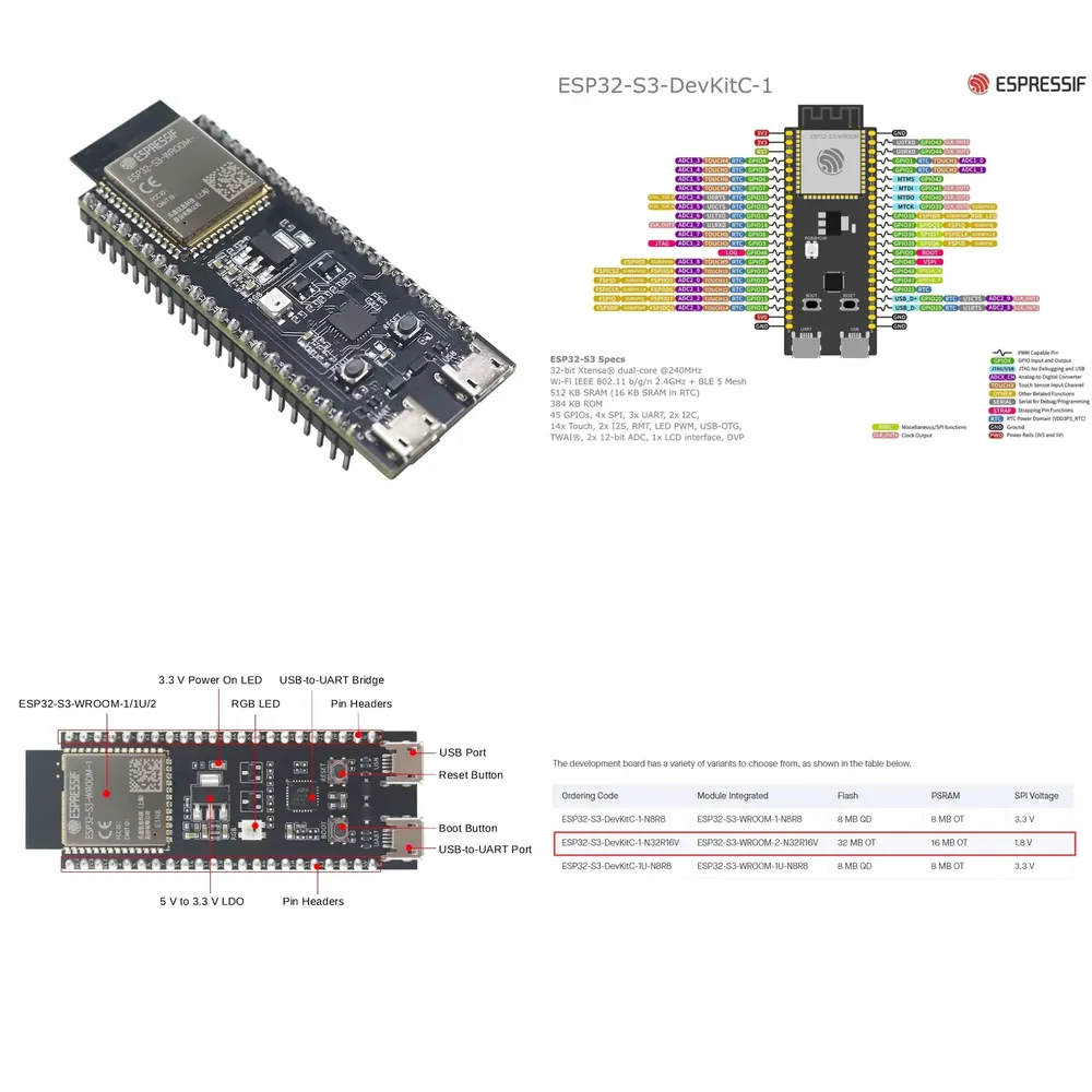 Placa de Desarrollo Espressif  - Esp32 S3 reseña y precio