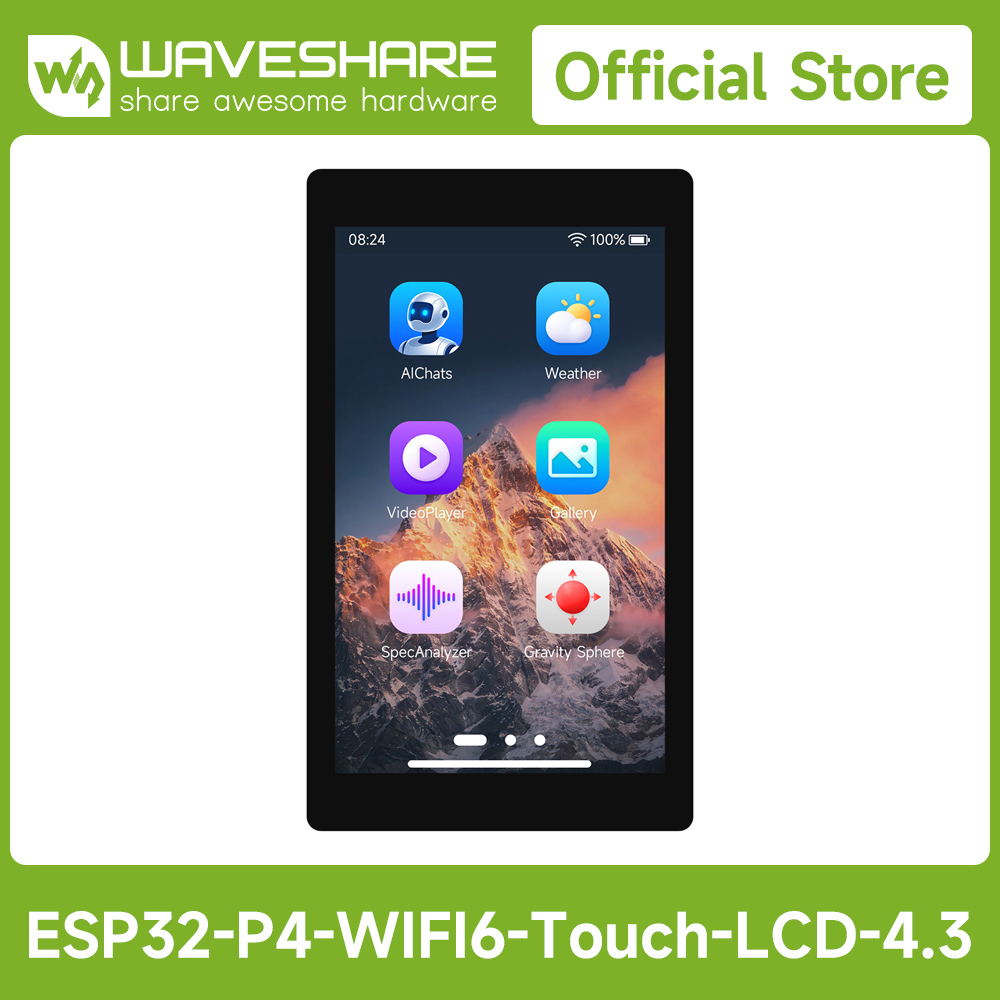Placa de desarrollo Waveshare  - Esp32 P4 reseña y precio