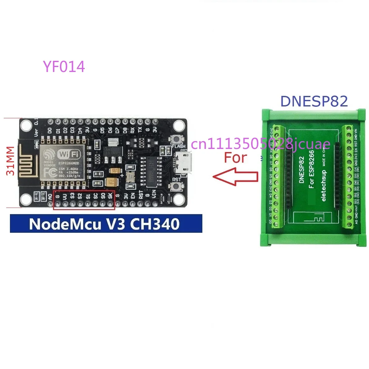Módulo WiFi ESP8266 NodeMcu, C - Esp8266 Nodemcu reseña y precio